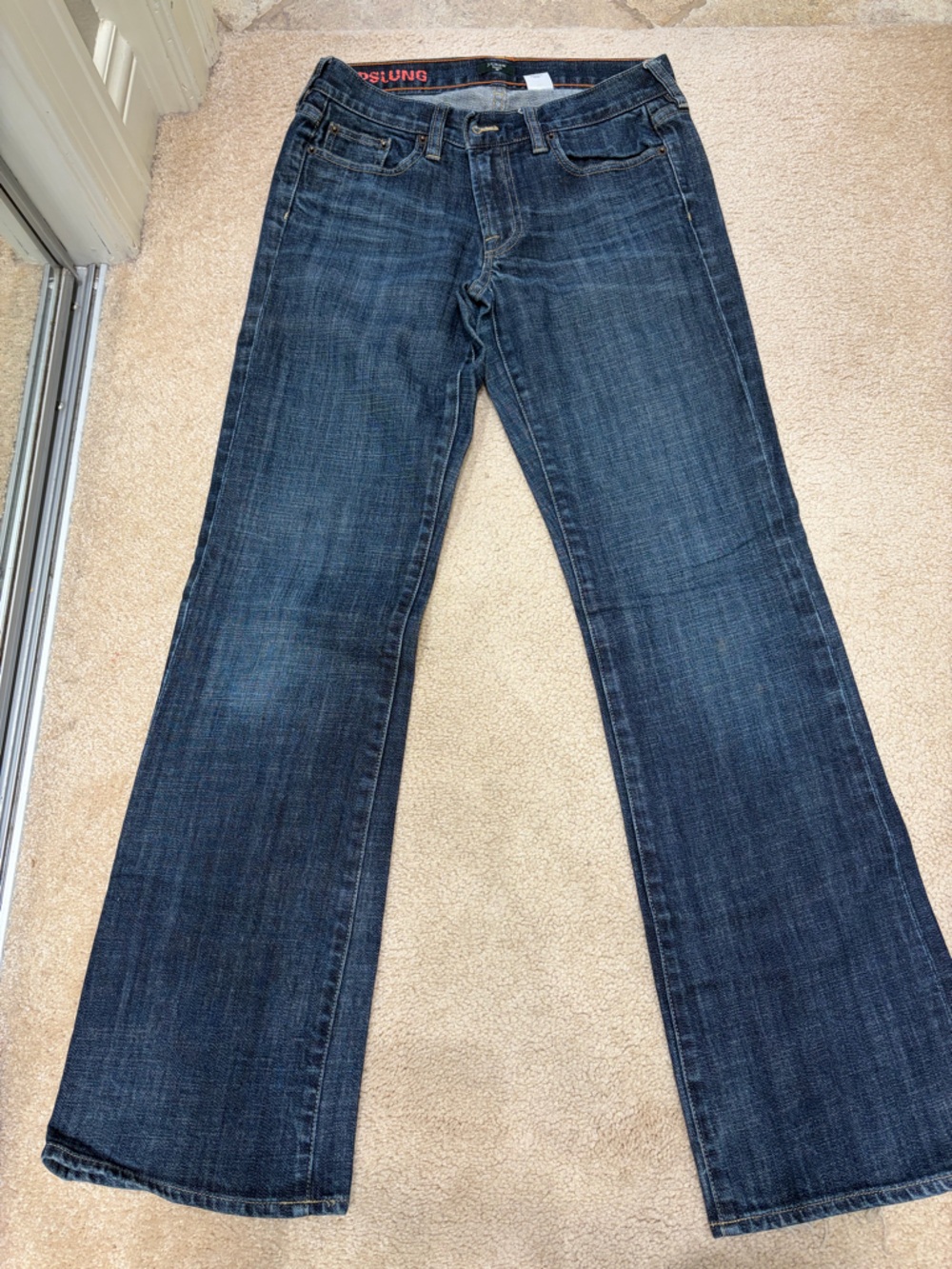 J. Crew Dark Wash Wide Leg Jeans